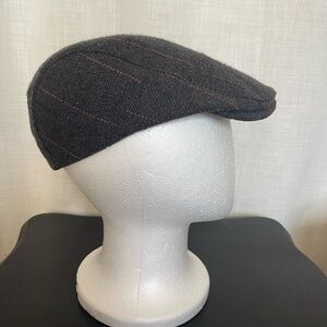 Men's Gray wall blend adjustable Flat Cap